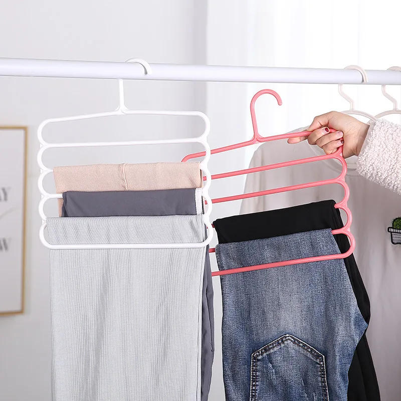 Description Picture 5 of itemClothes Hanger, Trousers Hanger, Storage Rack, Wardrobe Closet Organizer, 5 Layers Pants Holders, Clothing Hangers Wholesale