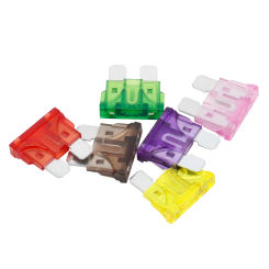 10pcs Medium Standard Blade Fuse Insert ZINC Pins 1A 2A 3A 5A 7.5A 10A 15A 20A 30A 40A 50A Refitted For Auto Car Truck