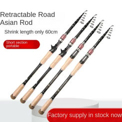 1.8m-3.6m Fishing Rod Full Kits Spincast Fishing Reel High Carbon Fishing Pole Telescopic Fishing Rod Fishing