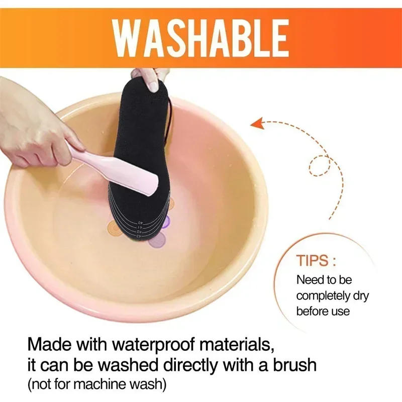 Description Picture 4 of itemUSB Heated Shoe Insoles Electric Foot Warming Pad Feet Warmer Sock Pad Mat Winter Outdoor Sports Heating Insole Winter Warm