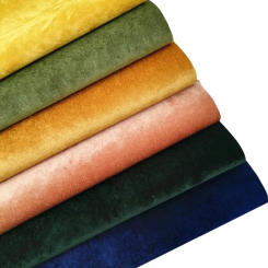 Velvet Fabric Leather Sheets Felt Backing Velvet Synthetic Leather Faux Leather For Bag Shoes Bows Craft Sheets Mini Rolls W003