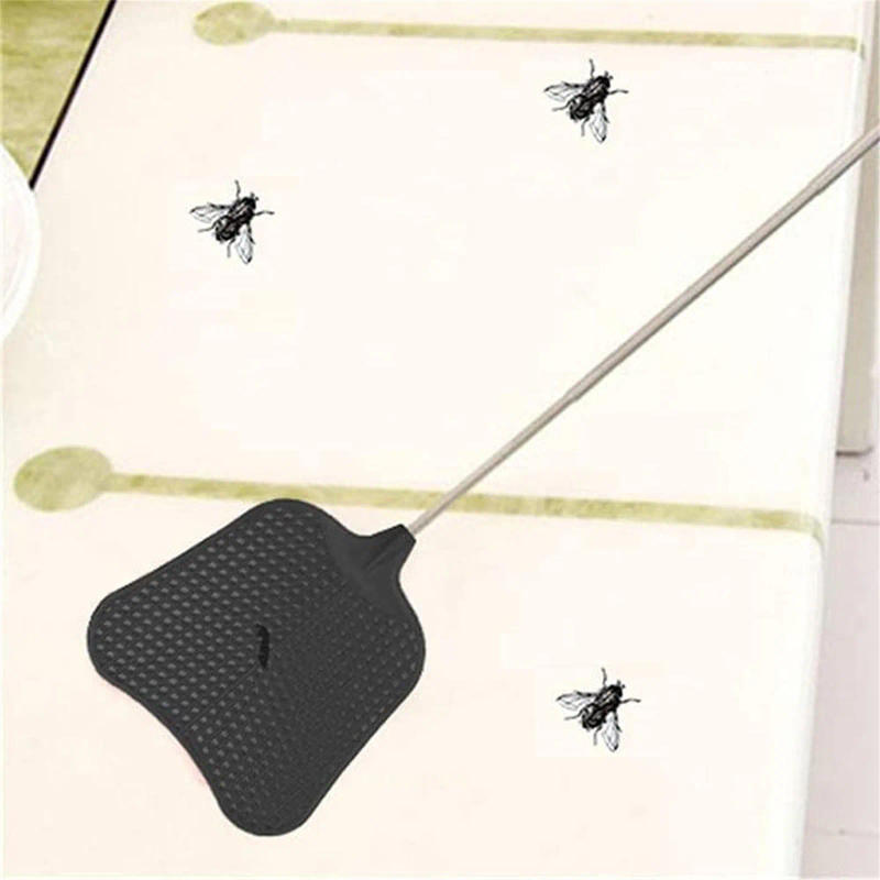 Description Picture 6 of itemTelescopic Fly Swatters Durable Plastic Heavy Duty Flyswatter With Stainles Black Plastic Anti Slip Design Fly Swatter