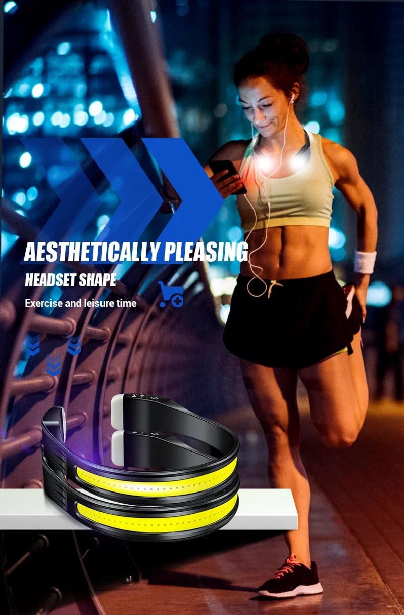 Description Picture 5 of itemCOB Super Bright Flood LED Mini Headlight Type-C Charging Outdoor Work Night Fishing Night Running Hanging Neck Light