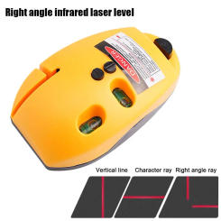 High-precision Vertical Spirit Level Tool Mini Laser Levels Wall Ground Guided Level Line Tester Measurement Gauge Tool