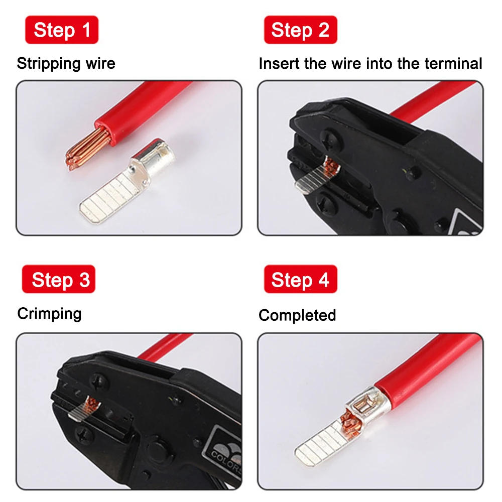 Description Picture 6 of itemC45 Terminals for DZ47 Air Switch Circuit Breaker Wire Connector Electric Cable Connector Copper Crimp Terminal C45-1.5-50mm2