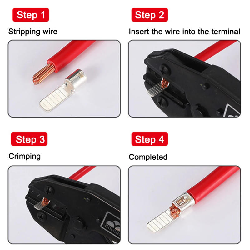 Description Picture 6 of itemC45 Terminals for DZ47 Air Switch Circuit Breaker Wire Connector Electric Cable Connector Copper Crimp Terminal C45-1.5-50mm2