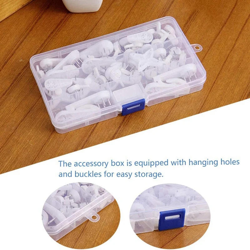 Description Picture 5 of item40Pcs Invisible Nail Screws Wall Hooks Picture Hangers Traceless Photo Hook Multi Function Picture Painting Frame Hanger