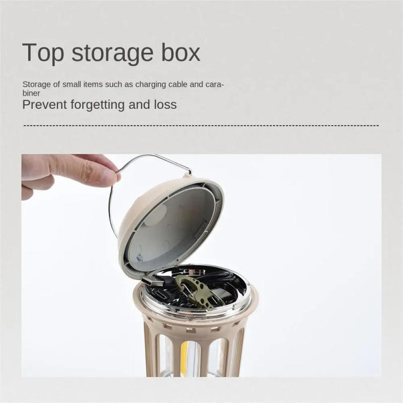 Description Picture 2 of item2024 New Camping Portable Retro Lantern Vintage Tent Lighting Lantern Decoration Waterproof Outdoor Garden Street Lawn Lamp