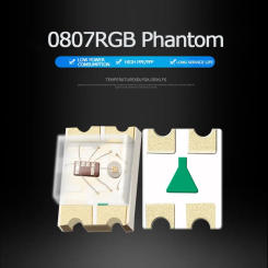 50pcs high bright led light source WS2812B version lamp beads LED SMD light-emitting diode illumination lamp beads 0807 RGB