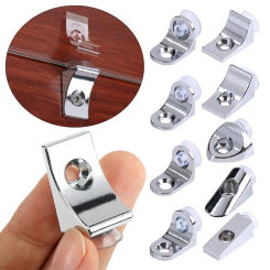 Stable With Suction Cup Zinc Alloy Bracket Support Steel Studs Peg Shelf Support Glass Holder