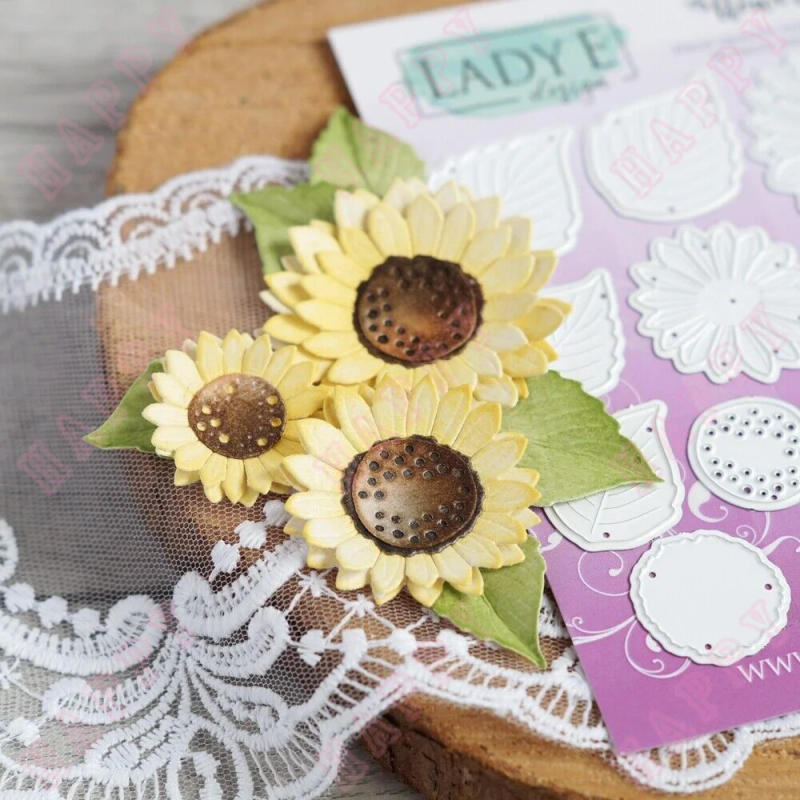 Description Picture 6 of itemMetal Cutting Dies Stamps Foamiran Flowers Leaves Poinsettia Decoration For DIY Scrapbooking Diary Template Embossing Handcraft