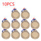 10PCS 5.2cm Silver
