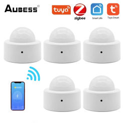 1PCS Tuya ZigBee PIR Motion Sensor Automation Human Body Infrared Detector Wireless Mini Security with Smart Life Gateway Hub