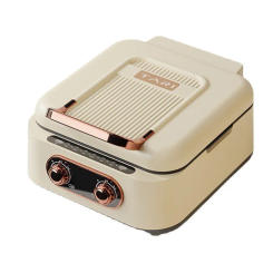 Deepened Removable Electric Griddle Double Sided Heating Floating Household Breakfast Pancake Maker Nonstick Cooking Appliance