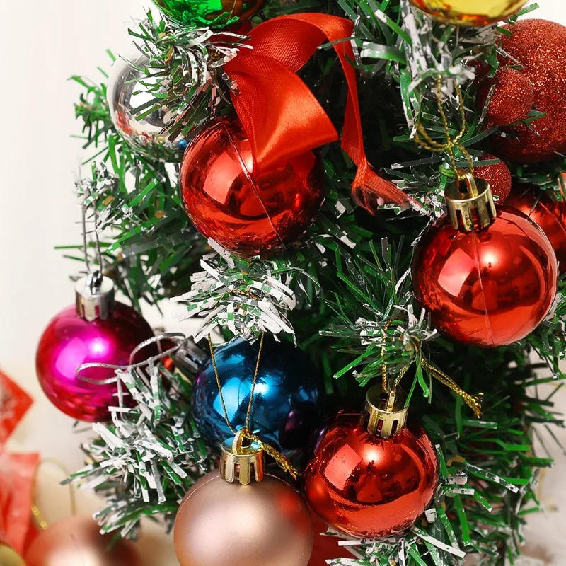 Description Picture 5 of item60/6pcs Glitter Christmas Balls Indoor Outdoor Xmas Tree Hanging Pendants Ornament New Year Party Decoration Christmas Ball Gift
