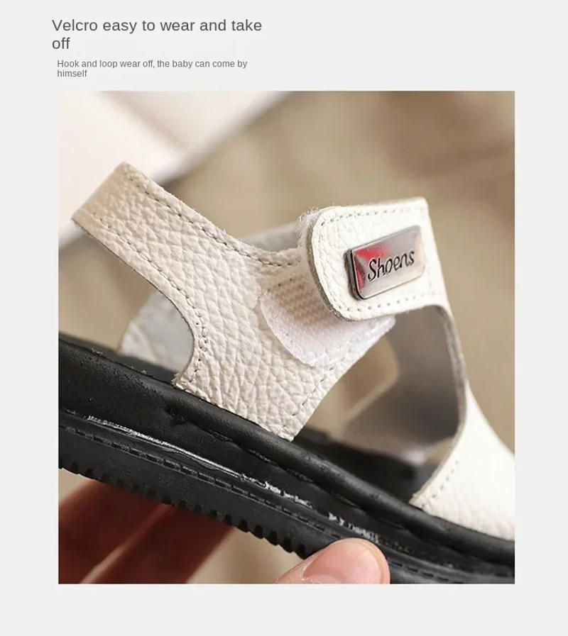 Description Picture 6 of itemChildren's Sandals Fashion Boys' New Summer Middle and Small Children's Soft Sole Baby Anti slip Open Toe Beach Shoes