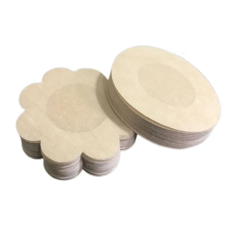 Description Picture 4 of item10-50pcs Women Nipple Pasties Cloth Nipple Cover Teat Hide  Piece Breast Petals Invisible Bra Padding Chest Sticker Patch Covers