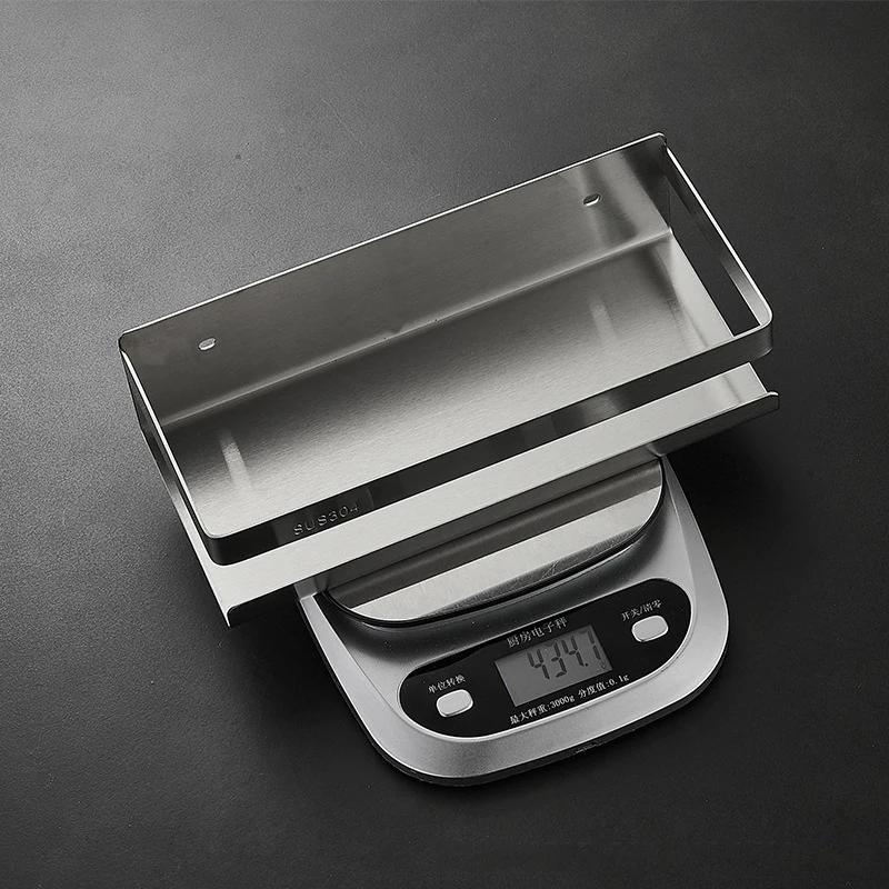 Description Picture 2 of itemNickel Bathroom Shelves Without Drilling Kitchen Shelves Shower Wall Shelf Shampoo Towel Holder Bathroom Organizer Accessorie