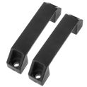 Y1UB 2pieces Plastic Nylon T Slot Black Door Handle for Aluminum Extrusion 2020/3030/4040/4545 Sereis 90mm / 120mm