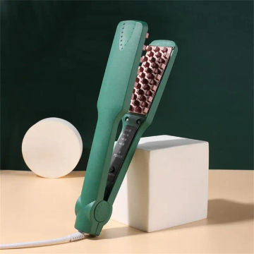 Professional Volumizing Hair Iron Ceramic 3D Grid Hair Crimper Curling Iron Corn Perm Splint Flat Iron Hair Styling Tools