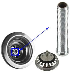 Kitchen Fixture Sink Accessories 70mm Basket Strainer Brass Waste Screw Long Belfast Ceramic Kitchen Sink Bolt Corrosion Resist