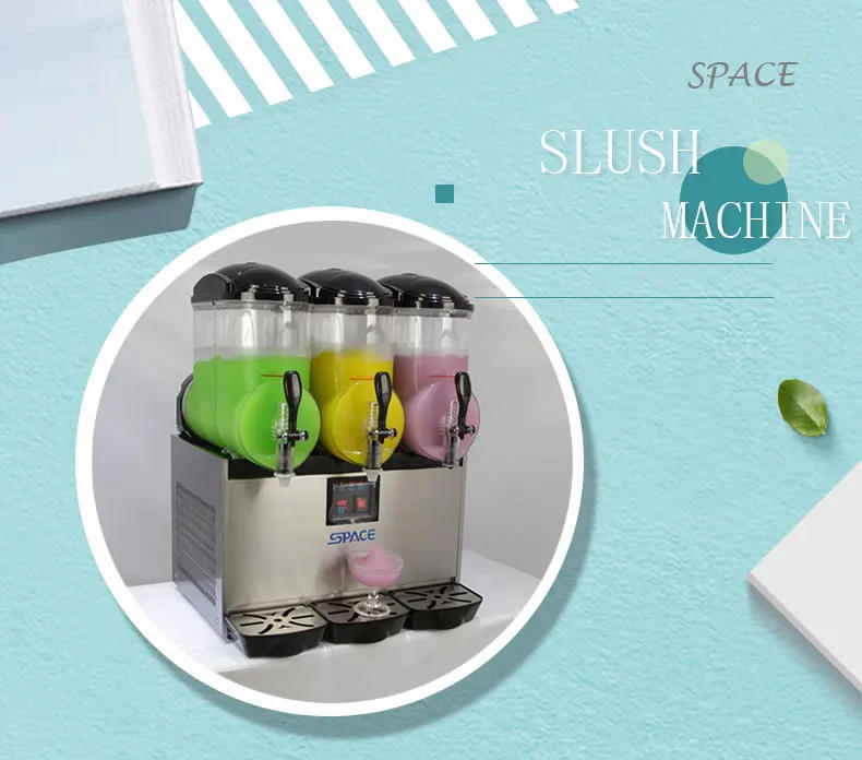 Description Picture 2 of item45L Commercial Frozen Drink Slush Slushy Making Machine Smoothie Ice Maker