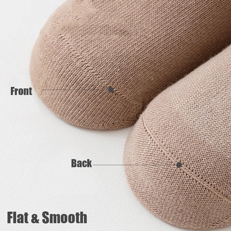 Description Picture 3 of item3/5 Pairs Baby Socks Soft Comfortable Mid Tube Toddler Socks Cute Cartoon Kids Socks For Children