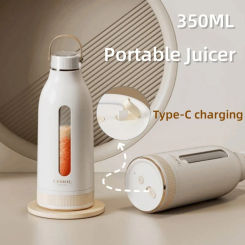 New Electric Blender Juicer USB Fast Rechargeable Mixer Fresh Fruit Grinder Portable Multifunction  Cup Shakes Smoothie Maker