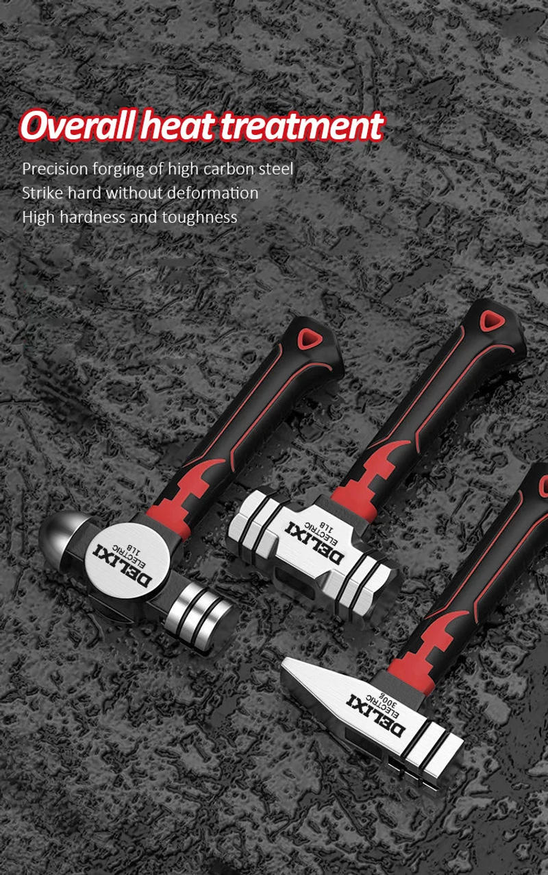 Description Picture 6 of itemDELIXI ECECTRIC Multifunctional Mini Claw Hammer, Anti Slip And Shockproof Hammer, Professional,Magnetic Woodworking Manual Tool