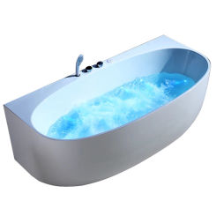 1800mm Surfing Fiberglass Whirlpool Intelligent Bathtub Acrylic Hydromassage Seamless Joint Hot Tub 8020