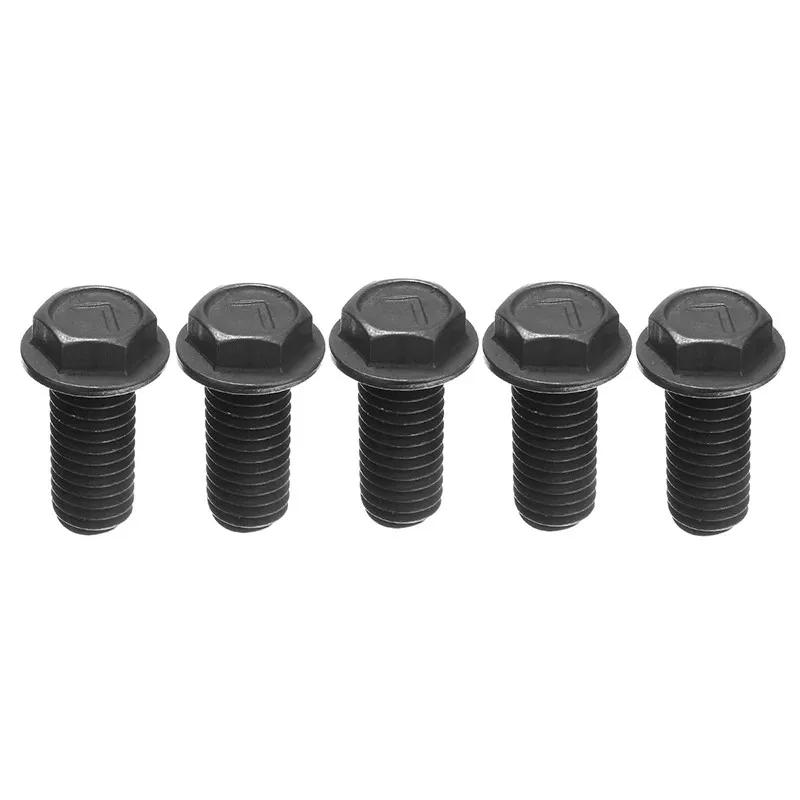 Description Picture 3 of item5pcs Saw Blade Screw M8 X 18mm Left Hand Thread Hex Flange For Cutting Machinecarbon Steel Screw Set High Quality Black Screw