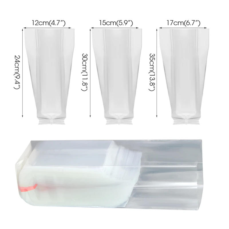 Description Picture 4 of itemPP Mushroom Spawn Planting Bag Kit High Temp Pre Sealable Grow Substrate Cultivation Container Breathable Lock Ring Planter Tool