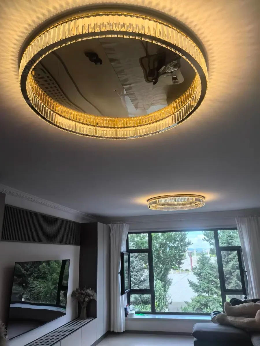 Description Picture 5 of itemModern Designer Ceiling Lamps Light Luxury Originality Crystal Lamp Hotel Villa Woonkamer Bedroom Indoor Art Fixtures Home Decor