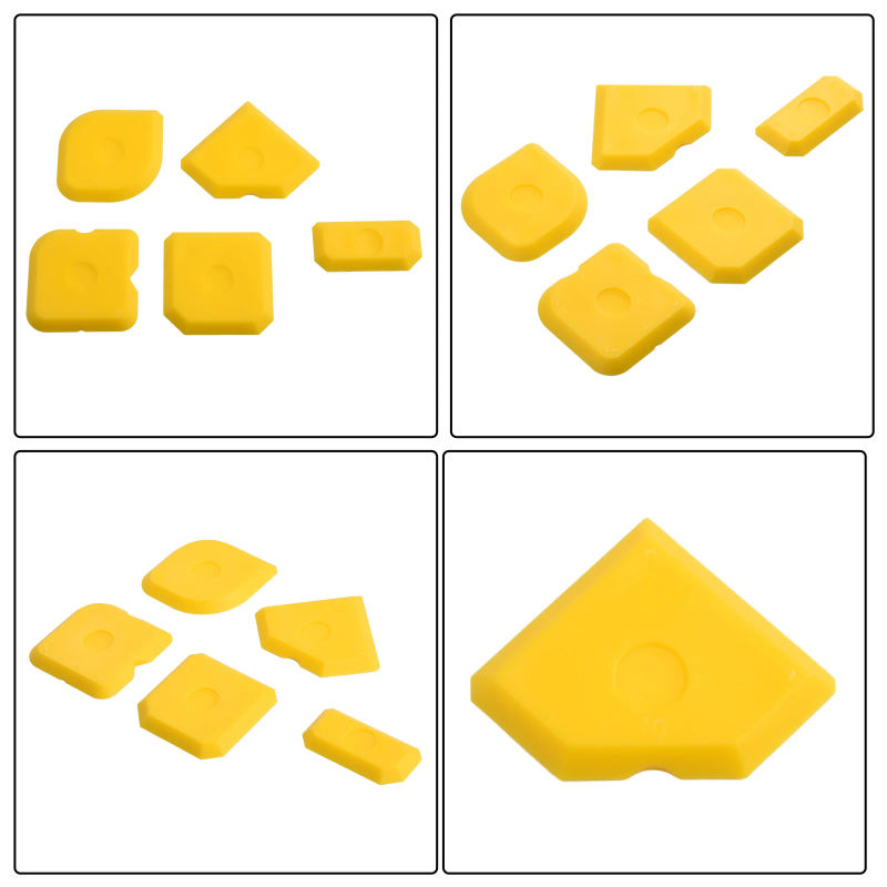 Description Picture 6 of item5PCS Silicone Sealant Tool Spreader Finish Kit Caulk Tile Grout Applicator Window Door Cement Caulk Removal Tool