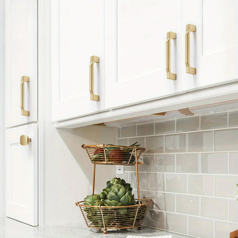 Description Picture 5 of item4 Pcs Aluminum alloy handle cabinet door handle minimalist aluminum alloy handle cabinet handles drawer knobs door knob