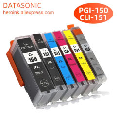 DAT PGI 150 CLI 151 Ink Cartridge For canon PIXMA IP7210 MG5410 MG5510 MG6410 MG6610 MG5610 MX921 MX721 IX6810 PGI150 CLI151