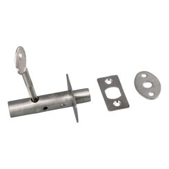 Durable Silver Mortise Lock 13mm Stainless Steel Tubewell Key Door Catch Fire Door