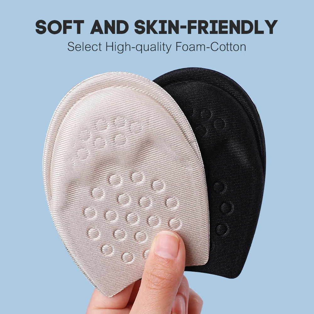 Description Picture 3 of itemWomen Men Pain Relief Forefoot Insert Half Insoles Non-slip Sole Shoe Cushion Reduce Padded Front Foot Pads for Shoes Inserts