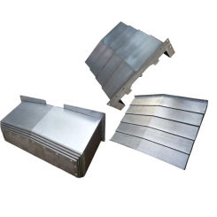 CNC Machine Cold Plate Steel Accordion Dust Cover Bellows Type Protective Telescopic Cover Protective Armor