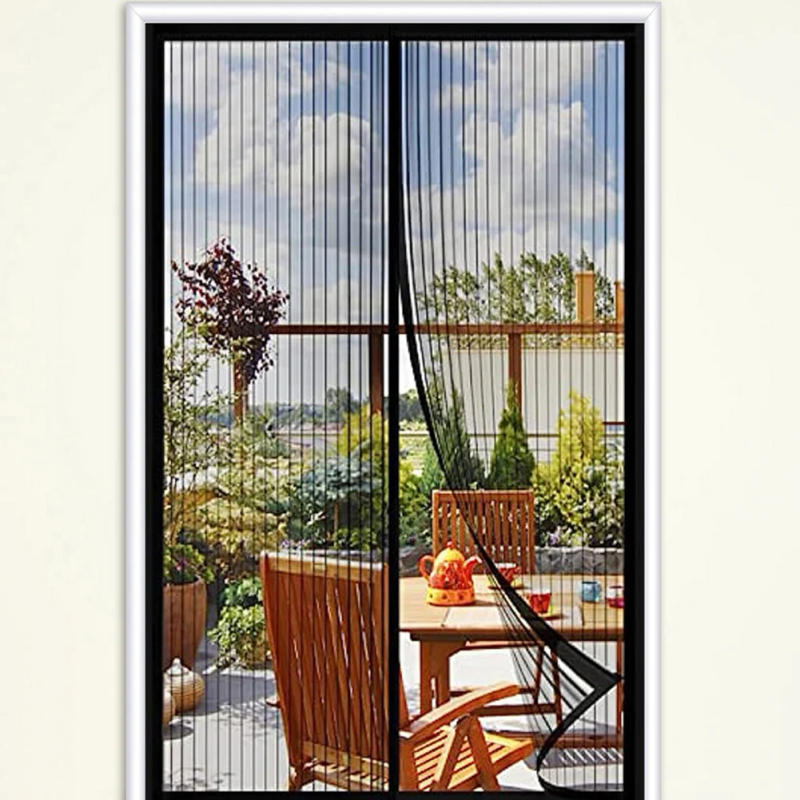 Description Picture 5 of itemMagnetic Screen Door Curtain Pet and Kid Friendly Summer Anti-Mosquito Net Fly Insect Screen Mesh for Balcony Doors Living Room