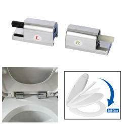 Toilet Soft Close Hinges Seat Hinge Replacement Traditional Contemporary Toilet Lid Hinges Fixing Connector Parts toilet cover