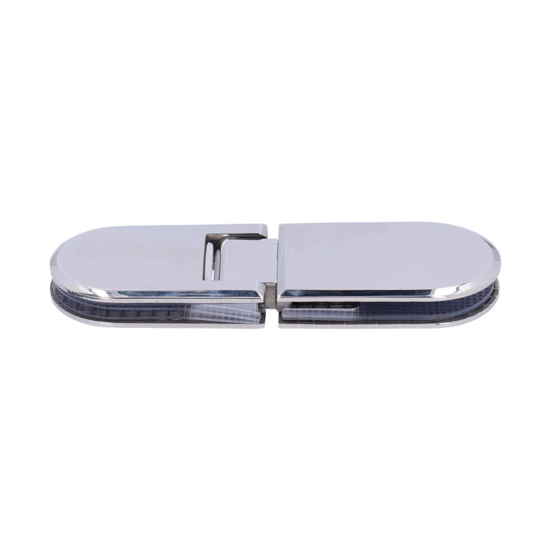 Description Picture 6 of item180 Degree Bathroom Glass Clamp Floor Sliding Door Clip Bracket for 8-12mm Thick Glass Doors Bathroom Shower Room Supplies
