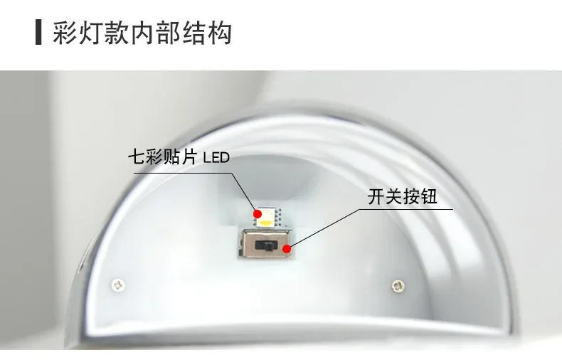 Description Picture 5 of item6 LED Solar Fence Lights Outdoor Solar Deck Lights 7 Colors Changing Waterproof Wall Lamp for Fence Patio Yard Step Garden Decor