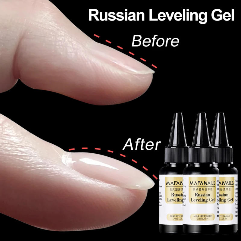 Description Picture 6 of item30ML No Wipe Gel Base Coat Top Toughen Top Coat Crystal Top Coat Reinforce Gel Russian Leveling Gel Multi-functional UV Nail Gel