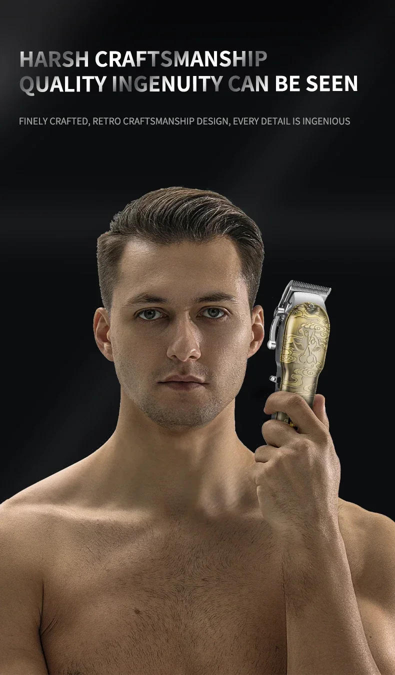 Description Picture 4 of itemElectric Oil Head Hair Trimmer RESUXI LM-2029  Professional Hair Clipper Set for MenShear Carving Pusher Razor Nose Hair Device