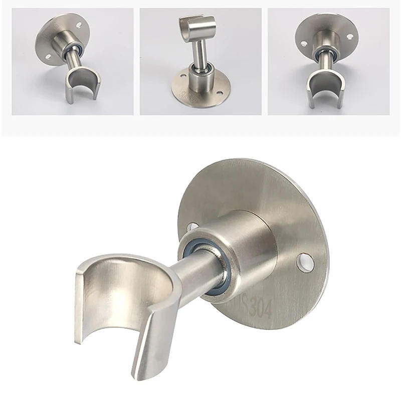 Description Picture 6 of item304 Stainless Steel Bathroom Hand Held Sprayer Holder Shower Head Bracket Bidet Spray Wall Mount Adjustable for Bathroom Toilet