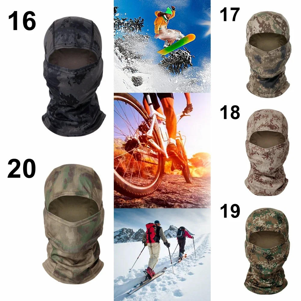 Description Picture 6 of itemCamouflage Balaclava Full Face Mask Ski Bike Cycling Hunting Head Cover Scarf Airsoft Cap Men