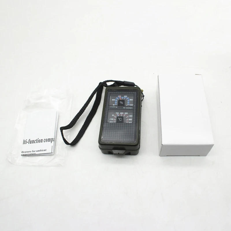 Description Picture 5 of itemMultifunctional Portable Thermometer Hygrometer Compass Boat Dashboard Navigation Compass Outdoor Camping Hiking Survival Tool