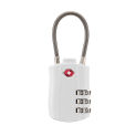 Portable Colorful Padlock TSA Customs Lock 3 Digit Combination Lock Anti-theft Safely Code Lock Luggage Lock Protect Security