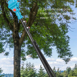 High Branch Pruning Telescoping Rod High Branch Pruning Telescoping Pole Sturdy  Efficient Aluminum for Electric Pruner